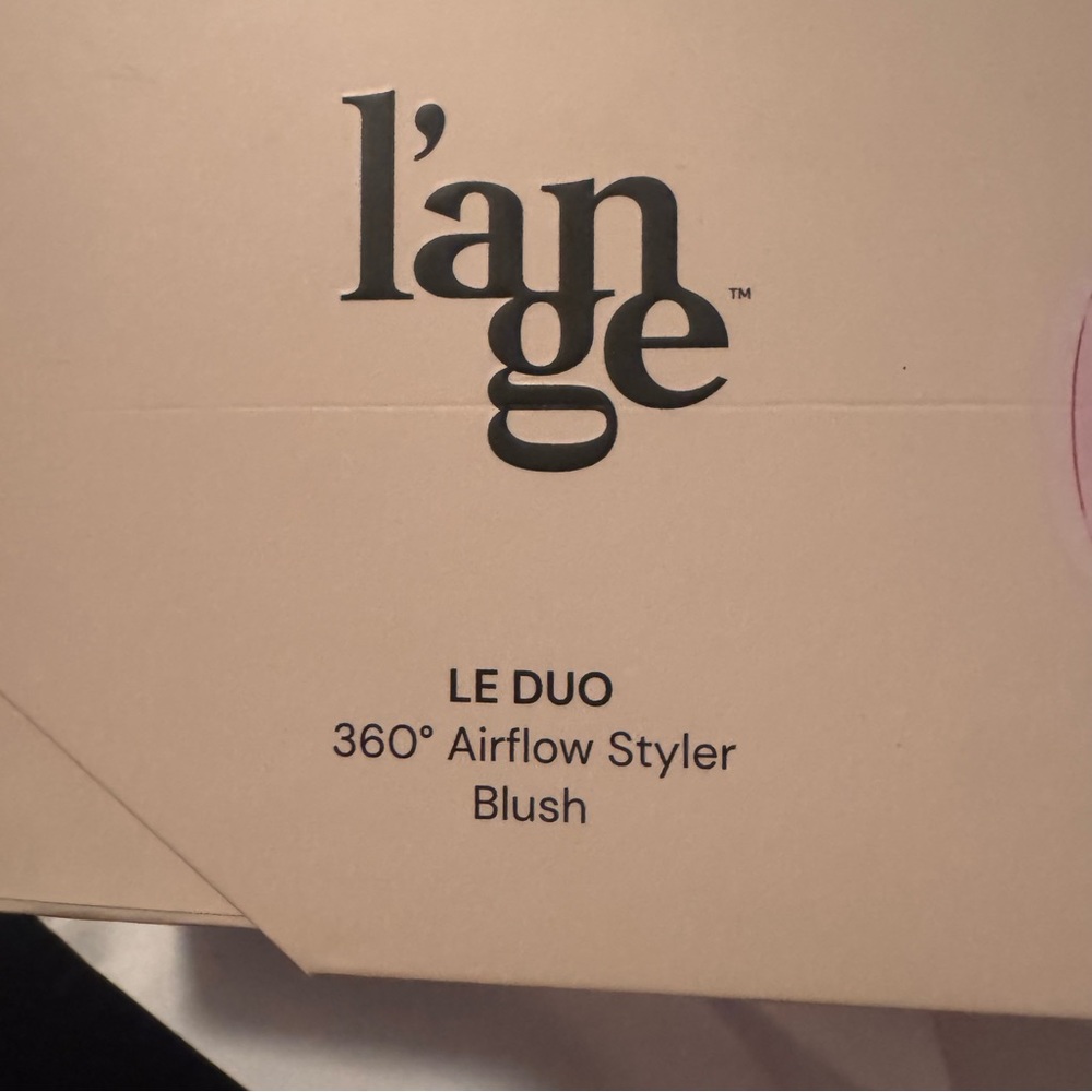 L’ange Le Duo 360° Airflow Styler Blush Curling & Straightening Iron - Picture 2 of 5